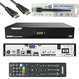 Edison Piccollo S2+T2/C Full HD Satelliten-Kabel-Receiver FTA HDTV DVB-S2/C/T2 (HDMI, AV, USB...