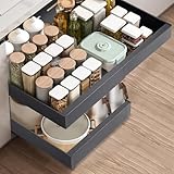Teleskopschublade, Ausziehbare Schublade KüChe,KüChenschrank Organizer für KüChenschräNke,...