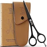 TOLERA® Friseurschere inkl. Etui | Haarschere - scharf & präzise - Unisex Haarschneideschere...