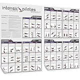 intensic SPORTS Pilates Workout Poster | 60 effektive Fitness-übungen für Home-Training Abnehmen &...