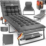 KESSER® Campingbett Feldbett klappbar, 190 x 68 x 30 cm bis 250 kg belastbar, aus Oxford-Gewebe und...