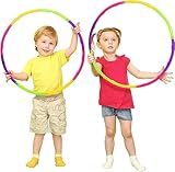 RAYM STORESS Hula Hoop Reifen für Kinder - Abnehmbarer, verstellbarer 8-teiliger Hoola-Hoop-Ring...