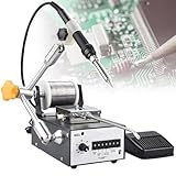 JMbpkduHs Lötmaschine Mit Leiterplattendocht, Automatische Lötmaschine Mit Handgriffpedal, 60w...