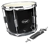 Gewa Basix Marching Drum, schwarz (12 Zoll) x (10 Zoll)