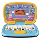 VTech Peppas Lernlaptop – Lerncomputer mit ABC-Tastatur und verschiedenen Lerninhalten mit den...