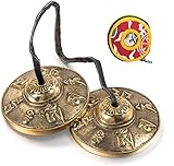 HIQE-FL Tibetan Tingsha Glocke,Tibetische Meditation Glocke,Tingsha Bells,Meditationsglocke,Zimbeln...
