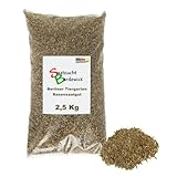 Rasen Berliner Tiergarten Grassamen Rasensamen Rasensaat Gras 2,5kg - Eleganter Zierrasen -...