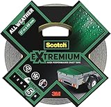 Scotch Extremium Gewebeband All Weather, 27 m x 48 mm, Hochleistungs-Klebeband für den...