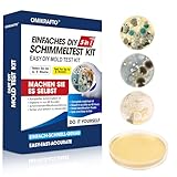Schimmeltest Kit für ZuHause - Schimmelpilz Test für 5 Räume - Schimmelpilz Schnelltest Raumluft...