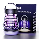 Bseical Insektenvernichter Elektrisch, Tragbare Insektenvernichter Mückenschutz, UV Elektrischer...