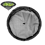 Schwimmende Flora Fischbarriere, 45cm Rund Schwimmende Pflanzinsel, Feinmaschig, Polyester, Faltbar,...