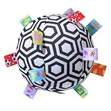 Raxove Weicher sensorischer Ball, sensorischer Stoffball, sensorische Texturbälle mit Rassel | Ball...