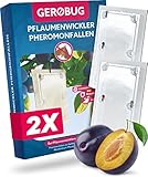 Gerobug® Pflaumenwicklerfalle Pheromonfalle Bio 2 STK. - Vogelfreundliches Produktdesign inkl. 2...