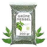 Brennnesselblätter Tee 200 g - Geschnittene grüne Brennnesselblätter - Grüner Brennnesseltee -...