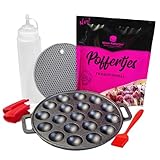 MISTER POFFERTJES Pancake Backmischung für Poffertjes, holländische Mini-Pfannkuchen für Zuhause,...