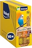 Vitakraft Kräcker Mix, Vogelsnack, Knabberstangen, mit Ei und Grassamen, mit Aprikose und Feige,...