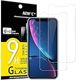 NEW'C 2 Stück, Panzer Schutz Glas für iPhone 11 und iPhone XR, Frei von Kratzern, 9H Härte, HD...