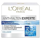 L'Oréal Paris Feuchtigkeitspflege für das Gesicht, Pflegende Anti-Aging Creme mit Kollagen...