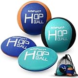 AMFUN 4 Stück Wasserball, Wasserhüpfball, Schnelltrocknender Lycra-Bezug Ball, Für Jugendliche...