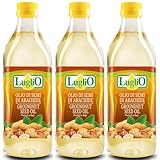 Erdnussöl (1 Liter, 3er Pack) - Speiseöl Von Olio Luglio