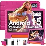 ZIOVO Kinder Tablet 10 Zoll Android 15 mit 30GB RAM+TF 2TB, 5G WiFi, Gemini AI, Octa-Core, Widevine...