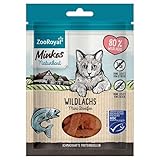 ZooRoyal Minkas Naturkost Mini Streifen Wildlachs 3x50g