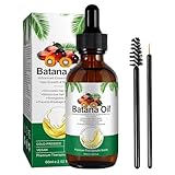 Batana Öl für Haare, 60 ML 100% Reines Natürliches Batana-Öl gegen Haarausfall, Bio-Haaröl für...