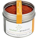 Zauber der Gewürze Geräuchertes Paprikapulver - Paprika geräuchert smoked gemahlen, original...