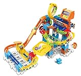 VTech Marble Rush - Racing Set M200 E - Interaktives Kugelbahn-Set mit Licht und Sound, spannenden...