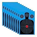 Zielaufkleber – 10 Stück Reaktive Zielscheibe, 45,7 X 30,5 Cm, Kräftige Farbmarkierungen,...