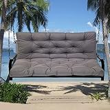 Bankauflage Outdoor mit Rückenkissen für Gartenbank Hollywoodschaukel: Gartensofakissen...
