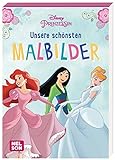Disney Prinzessin: Unsere schönsten Malbilder: Mehr als 60 Ausmalmotive | Malblock für Kinder ab 4...