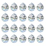 MerryNine 20Pack Kristallkugel 0.8'/20mm Prisma Sonnenscheinfänger Regenbogen Anhänger Maker,...