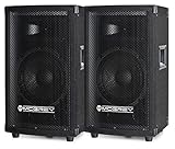 Paar McGrey TP-8 Lautsprecher Boxen (2 Stück DJ- und Partyboxen, 8' Woofer, 300W, Passiv, 2-Wege...