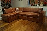 Quattro Meble Echtleder Ecksofa Antalya I 245 x 164cm + 2 x Lederkissen Sofa Couch mit Bettfunktion...