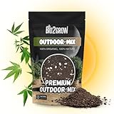 Bio2Grow Outdoor Erde - Indoor Blumenerde für Pflanzen Leichte Mischung Gemüse Anbau (40 Liter)