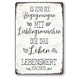Lonmo Art Metallschild Sprüche Schilder Retro Büro Metall Schilder Vintage Poster Freundschaft...