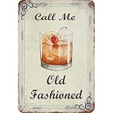 ARVALOLET Cocktail-Schild Metall Wandbild 30x40cm Malerei Dekoration for Bar, Küche und Zuhause...