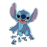 Trefl – Konturenpuzzle aus Holz: Disney, Lilo & Stitch: Stitch – 50 Elemente, Wood Craft Junior,...