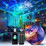 OneFire Sternenhimmel Projektor, 15 Farben 15 Einschlafmusik Galaxy Projektor, Bluetooth...