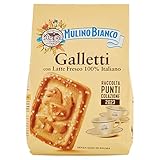 Weiße Mühle Kekse Frollini Galletti mit frischer Milch, 100% italienisch, 350 g
