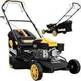 Craftfull Rasenmäher CR-139-30 | 2,9 KW 4 PS | 144 cm³ OHV Motor | Benzinrasenmäher - Mäher...