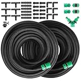 Tropfschlauch Set, Perlschlauch für Tropfbewässerung, Gartenschlauch für Bewässerung, Gärten,...