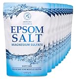 Epsom Salz Badesalz Set 10x1kg - Bittersalz - Magnesiumquelle - Mineralsalz - Natürliches Salz -...