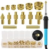 Gewindeeinsätze Lötspitzen Set, Preciva Lötspitzen Gewindeeinsatz Set, 6tlg. Lötspitzen für...