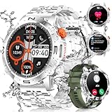 LIGE Herren Smartwatch 1.43 Zoll AMOLED Always-On Display Sportuhr mit Telefonfunktion Kompatibel...