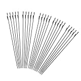 iMeshbean Fieberglaspfeile Pfeile für bogenschießen, 25 Stück Bogenpfeile Erwachsene 31 Zoll 6mm...