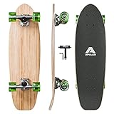 Apollo Mini-Longboard | Midi Cruiser als Komplett-Board, 70cm (30x8) | wendiges Kick Tail Mini...