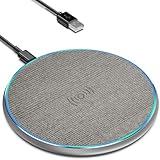 15W Wireless Charger, Induktive Ladestation für iPhone 16/15/14/13/12/Pro/Max/Plus/Mini/XS/XR,...