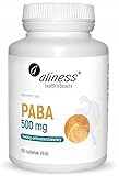 Aliness - PABA (P-Aminobenzoesäure) - 500mg pro Tablette - Vegan - 100 Tabletten